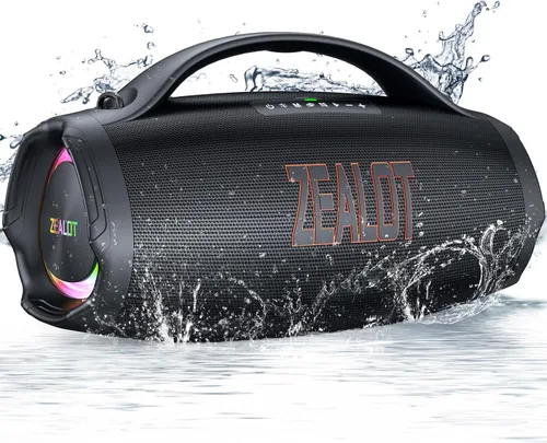 ZEALOT Altavoz Bluetooth con subwoofer, altavoz inalámbrico fuerte con graves masivos, altavoces estéreo fuerte, 160 W RMS/200 W pico, IPX6