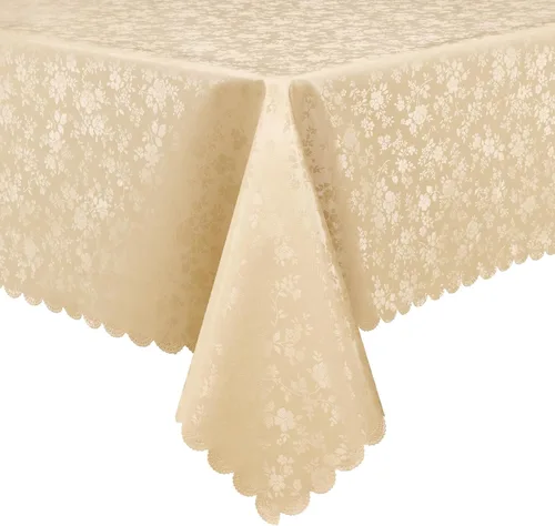 Miniatura 51 de Smiry Mantel cuadrado, mantel de vinilo resistente al agua, lavable, para cocina y comedor (azul bebé, 54 x 54 pulgadas)
