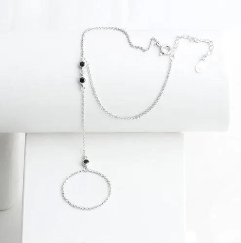 Miniatura 89 de Pulsera de plata de ley 925 para mujer, pulsera de mano para mujer, pulseras esclavas de 7 a 9 pulgadas ajustable