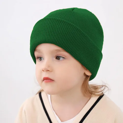Miniatura 43 de UTTPLL Gorros de punto cálidos para bebé, gorro grueso y suave para niño y niña, gorro acanalado con puños para niños y niñas