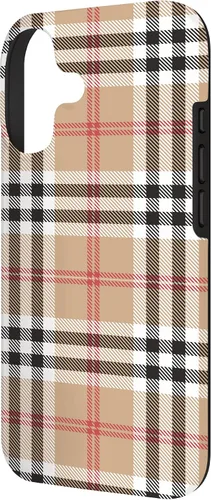 Miniatura 2 de Funda de franela a cuadros para iPhone 17