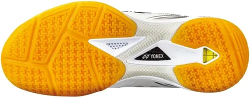 Miniatura 2 de YONEX Power Cushion 65 Z3 - Zapato ancho de bádminton para interiores (blanconaranja)