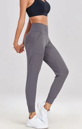 Miniatura 98 de Oalka - Pantalones deportivos para mujer, con cintura alta y bolsillos, para hacer deporte, yoga y entrenar
