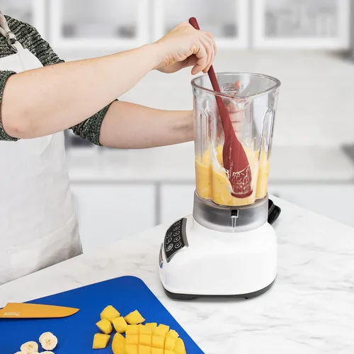 Miniatura 4 de Flex-Core Espátula de Licuadora Totalmente de Silicona - Espátulas Resistentes al Calor para Uso en Cocina, Apta para Lavavajillas y Sin BPA