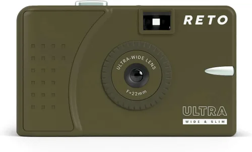 Miniatura 12 de RETO Ultra amplia y delgada de 35mm cámara de película reutilizable para luz natural - Lente ancha de 22mm, sin enfoque, ligera, fácil de usar Crema