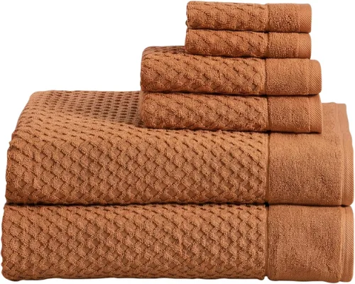 Miniatura 58 de Great Bay Home - Toallas de mano 100% algodón blanco, 6 toallas de baño suaves para manos, altamente absorbentes y de secado rápido, colección