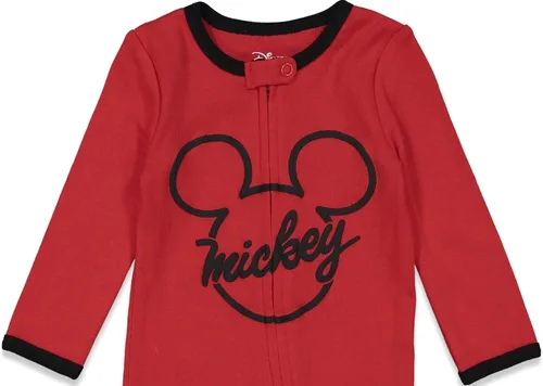 Miniatura 7 de Disney Mickey Mouse - Paquete de 2 mamelucos con cremallera para bebé recién nacido a bebé