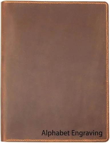 Folio de cuero personalizado del negocio, para los cojines legales de la escritura del cojín de los tops/cartera del trabajo del tamaño del cuero