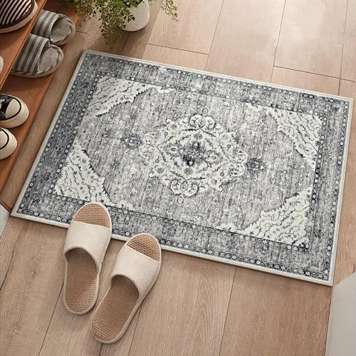 Miniatura 50 de Alfombras de área de 5 x 8 pies para dormitorio, alfombra lavable de 5 x 8, alfombra vintage grande, antideslizante, alfombra bohemia para sala