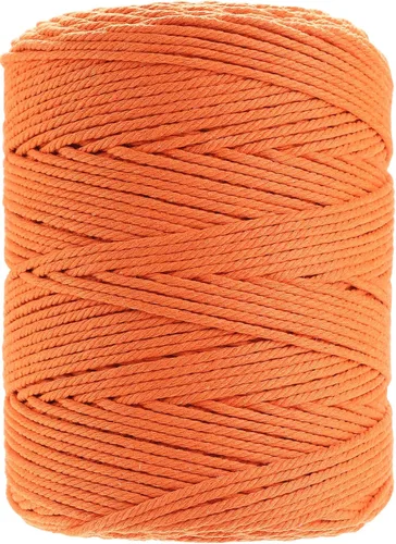 Miniatura 22 de Cuerda de macramé 4 mm x 328 yardas Natural Cuerda de algodón para macramé Cuerda de macramé colorida Cordón de algodón suave Suministros de macramé