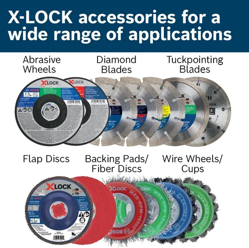 Miniatura 7 de Bosch MGX0600 Almohadilla de respaldo X-LOCK de 6 pulgadas con clip X-LOCK - dureza media