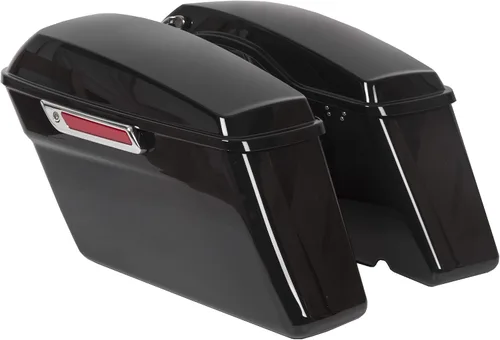 Miniatura 16 de ECOTRIC - Alforjas rígidas extendidas de 5 pulgadas para maletero, compatibles con todos los modelos Harley Davidson Road King Glide Softail Touring