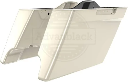 Miniatura 65 de Alforjas de motocicleta aptas para Harley Touring FLH 2014+ - Whisky ámbar, accesorios de perillas, bolsas rígidas estiradas