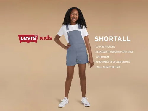 Miniatura 5 de Levi's Pantalón corto de mezclilla para niña y bebé