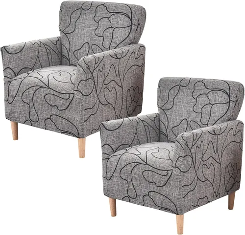 Miniatura 37 de HAOYONG - Funda elástica de terciopelo para silla de banquete, fundas para sillas de 1 pieza, fundas para sillones de sofá, funda suave para sillón
