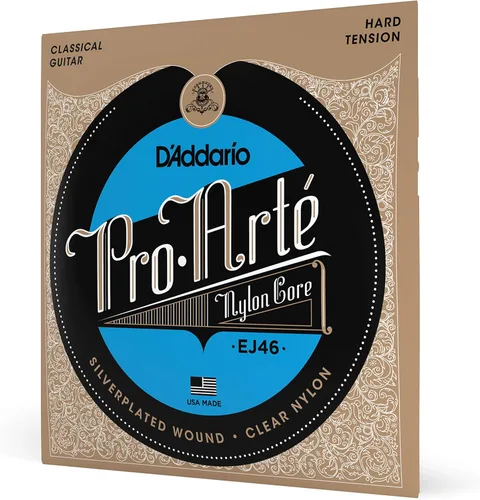Miniatura 7 de D'Addario Pro Arté Cuerdas de nailon para guitarra clásica, EJ44, tensión extra dura, juego de 6 cuerdas, paquete de 1