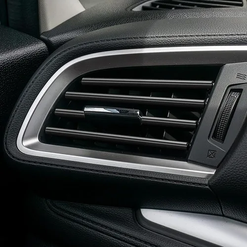 Miniatura 4 de Kewucn 20 PCS Tiras Decorativas para Rejillas de Aire Acondicionado de Automóvil, Decoración de Rejillas de Aire Impermeable y Flexible para Auto