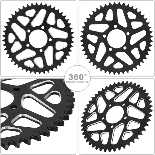 Miniatura 3 de JFG RACING Sur Ron 48T Sprocket,Sur Ron Piñón trasero 48 dientes aleación de aluminio para Sur Ron Surron Light Bee S/X Segway X160/X260 Electric
