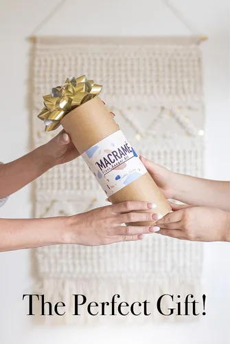 Miniatura 8 de Kit de macramé, hace 3 ganchos para plantas de bricolaje para adolescentes y adultos principiantes, suministros de manualidades para proyecto