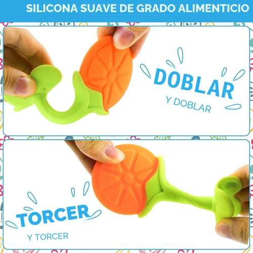 Miniatura 7 de Mordedores para la dentición (paquete de 5) - Juego de mordedores de dentición para bebés Tinabless, sin BPA, naturales orgánicos seguros