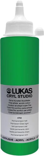 Miniatura 24 de Lukas CRYL Studio Artist - Pintura acrílica para artistas, Alizarín Carmesí, botella de 250 ml - Pinturas acrílicas de alto pigmento para pintar