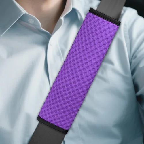 Miniatura 25 de 2 fundas para cinturón de seguridad de automóvil, almohadillas suaves para cinturón de seguridad, fundas para el cuello, protector de correa