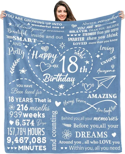 Miniatura 12 de Kesidilo Regalos para niñas de 14 años, manta de cumpleaños de 50 x 60 pulgadas, las mejores ideas de regalo para niñas de 14 años para cumpleaños