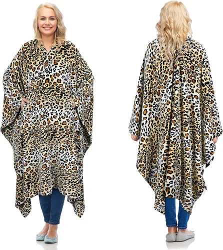 Miniatura 12 de Catalonia Wearable Blanket Poncho for Adult, Super Soft Comfort TV Throw Blanket Cape for Women and Men