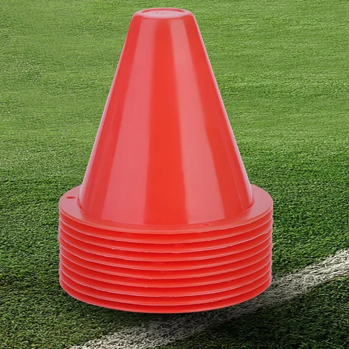Miniatura 7 de Yinhing Conos de fútbol, 10 conos de fútbol para taladros, cono de entrenamiento deportivo para práctica de fútbol, baloncesto, entrenamiento