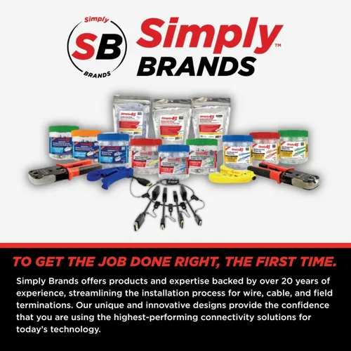 Miniatura 6 de Simply45 Pelacables LAN y cortador profesional ajustable para Cat7a/6a/6/5e UTP/STP blindado y sin blindaje - Incluye peine alisador de alambre