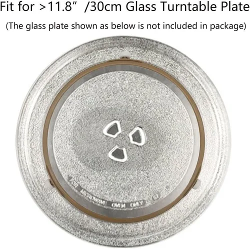 Miniatura 3 de Anillo giratorio de microondas, bandeja para horno de microondas de 8.7 pulgadas, anillo de soporte de rodillo giratorio para placa de vidrio grande