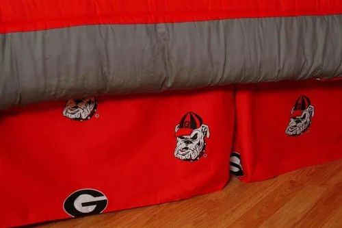 Miniatura 18 de College Covers Everything Comfy Nebraska Cornhuskers - Falda de cama con volantes, tamaño individual