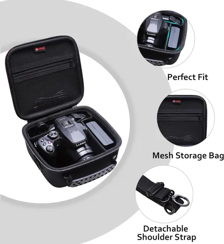 Miniatura 6 de XANAD Funda rígida para cámara compatible con cámaras sin espejo Canon EOS Rebel T7/T100/R50/R50 V/RP/ R8/ R6 Mark II/R7/ R10 DSLR sin espejo