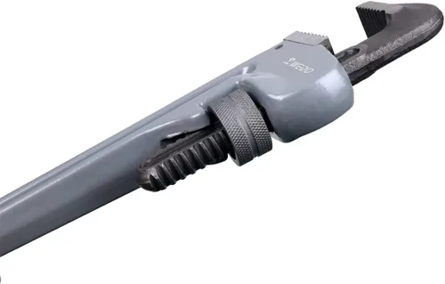 Miniatura 6 de WEDO Llave de tubo recta de 14 ", llave de fontanería, llave de aluminio, apertura máxima 2.559 in, cabeza forjada de acero al cromo-molibdeno