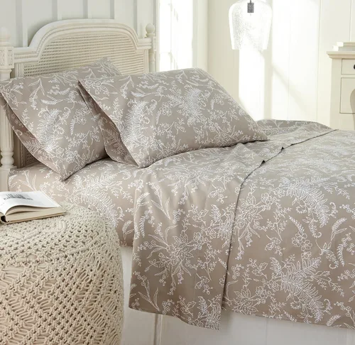 Southshore Fine Living, Inc. - Juego de sábanas estampadas de microfibra, Microfibra, gemelo