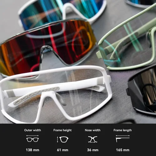 Miniatura 6 de ROCKBROS Gafas de sol deportivas polarizadas para hombres y mujeres, gafas de ciclismo con protección UV