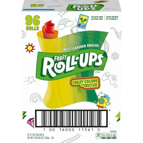 Miniatura 8 de Betty Crocker Rollo de frutas, Blastin' Berry Hot Colors, 0.5 onzas, 96