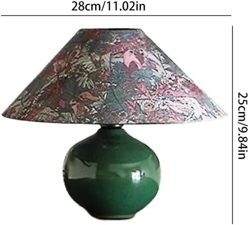 Miniatura 2 de Lamp for Desk Retro Ceramic Table Lamp Home Bedroom Bedside Lamp Creative Living Room Ornaments Side Table Lamp Desk Lamps for Home Office