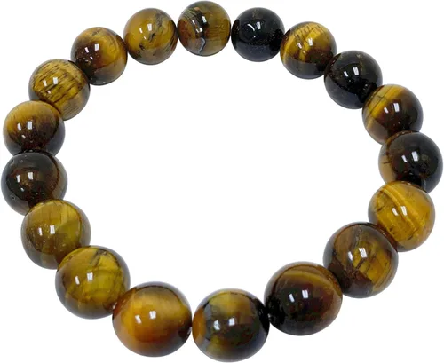 Miniatura 336 de Gem Avenue Handmade Round Bead Stretch Bracelet Unisex Natural Stone Beaded Jewelry for Men & Women, Elastic Wristband for Daily Wear