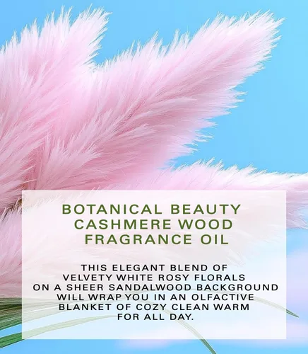 Miniatura 2 de Botanical Beauty Aceite de fragancia de madera de CASHMERE Rollerball Perfume, de larga duración, un aroma de lujo de mezcla de té blanco