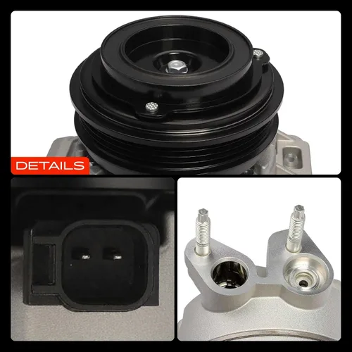 Miniatura 9 de A-Premium Compresor de aire acondicionado con embrague compatible con Ford Escape 2013-2019 2.5L, Focus 2013-2018 2.0L, Focus 2016-2018 2.3L