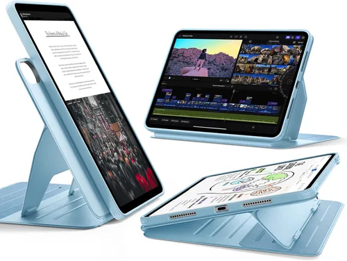 Miniatura 11 de ESR Funda para iPad A16, Funda para iPad de 11ª/10ª Generación (2025/2022), Cubierta Magnética Extraíble, Soporte Ajustable Vertical/Horizontal