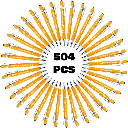 Miniatura 95 de AIFLM Bolígrafos personalizados con nombre a granel hasta 500 unidades de bolígrafos grabados gratis con tu nombre y texto para negocios