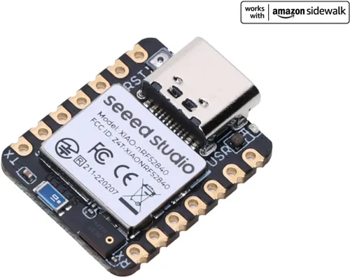 Miniatura 2 de Seeed Studio XIAO nRF52840 Sense - Soporta Arduino/CircuitPython - Bluetooth 5.0 NFC con antena incorporada, MCU con IMU de 6 ejes Funciona