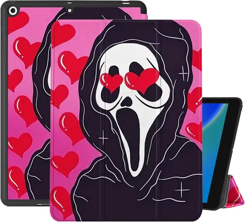 Miniatura 9 de Compatible con iPad de 10.2 pulgadas, Funda de 9ª/8ª/7ª Generación (2021/2020/2019) con Soporte para Lápiz/Parte Trasera de TPU Suave con Función