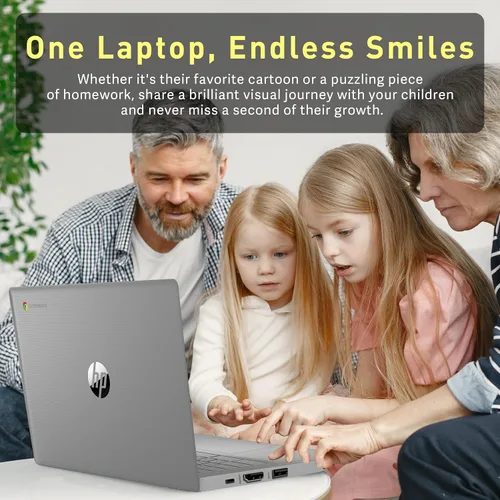 Miniatura 7 de HP Laptop Chromebook HD de 14 pulgadas para negocios y estudiantes, Intel Celeron N4120, 4 GB LPDDR4, 64 GB eMMC, gráficos Intel UHD, cámara web