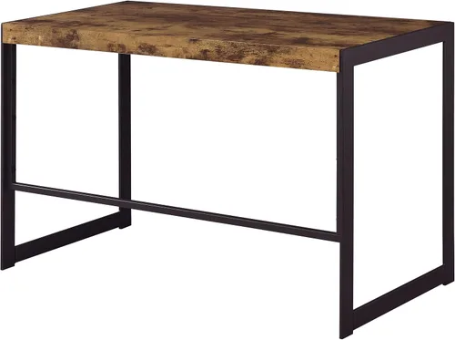Miniatura 8 de Coaster Home Furnishings Estrella - Madera de ingeniería - Escritorio de 47 pulgadas con estilo granja, patas de metal metálico y parte superior