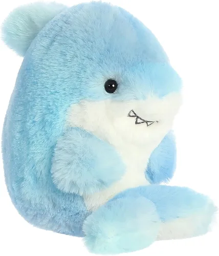 Aurora Round Rolly Pet Sutton Shark - Adorables compañeros - Diversión sobre la marcha, color azul, 5 pulgadas