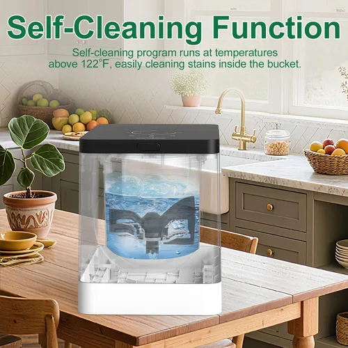 Miniatura 7 de 3L Compostador Eléctrico para Cocina, Contenedor de Compostaje de Encimera, Modelo Inteligente de Un Toque, Manejo de Residuos de Cocina, con Triple