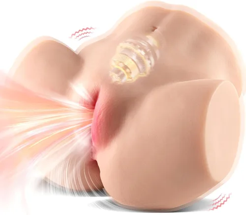 Muñeca sexual masculina de 10 libras, 12 chupadores y 12 bombas de pene eléctricas vibratorias, masturbador masculino realista con labios